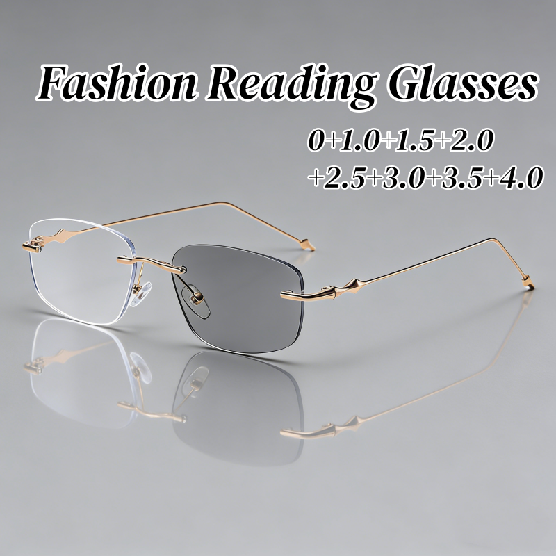 Women'S Fashion Glasses With Clear Lenses - Fashionable Women's Photochromic Glasses Men Trendy