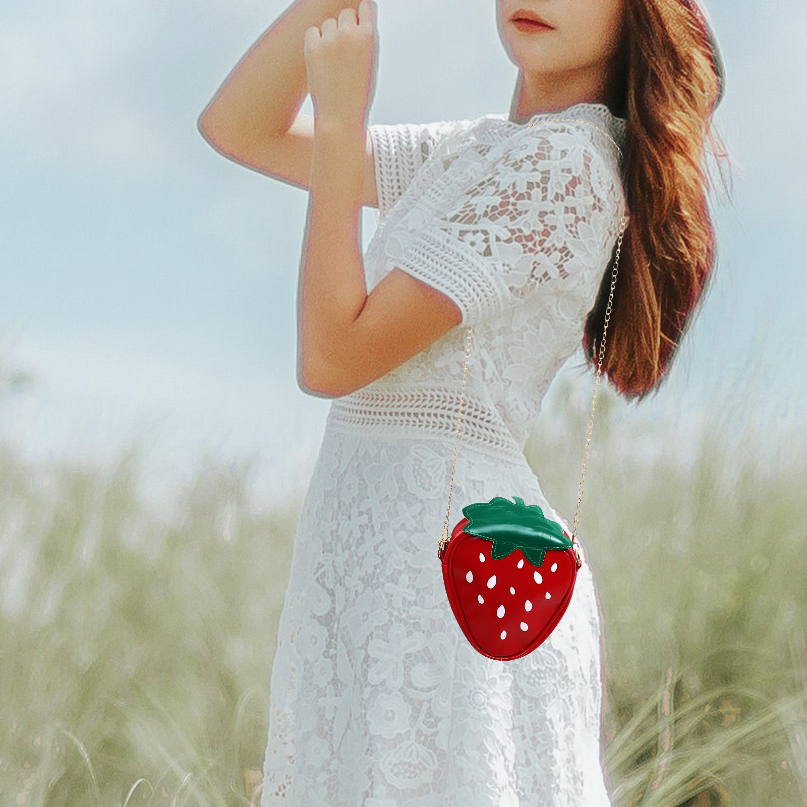 Women Fashion Designers - Trendy Fruit Shape Cross Body Bag