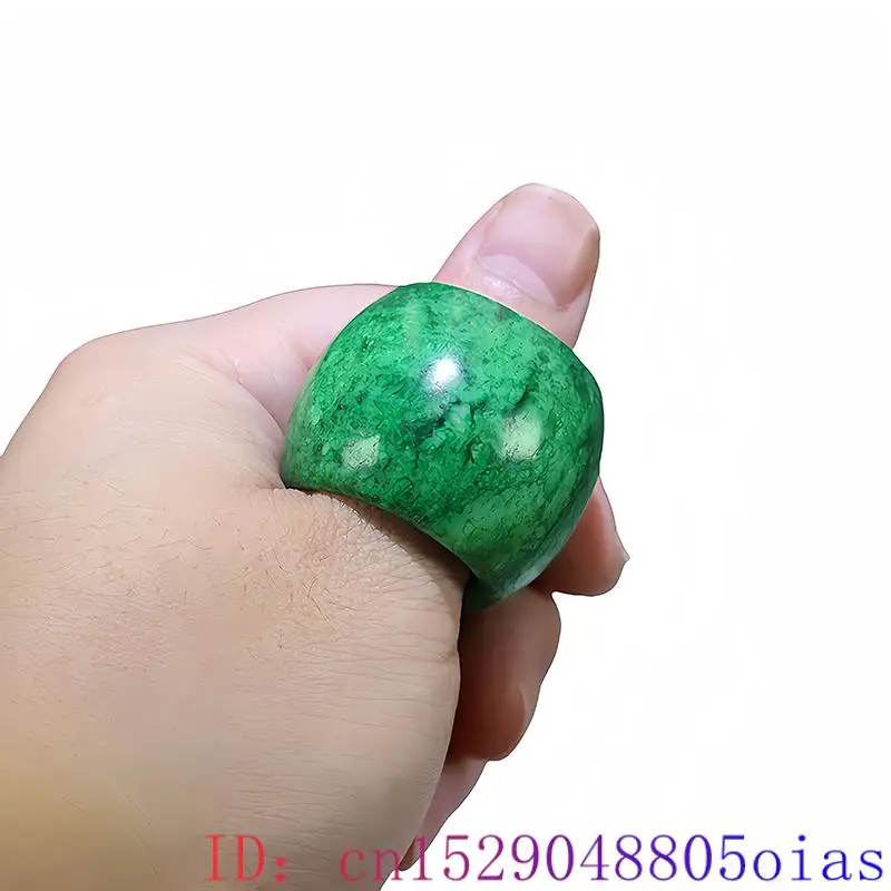 22mm Green Real Jade Rings for - Women Fashion Jewellery recensie en prijs