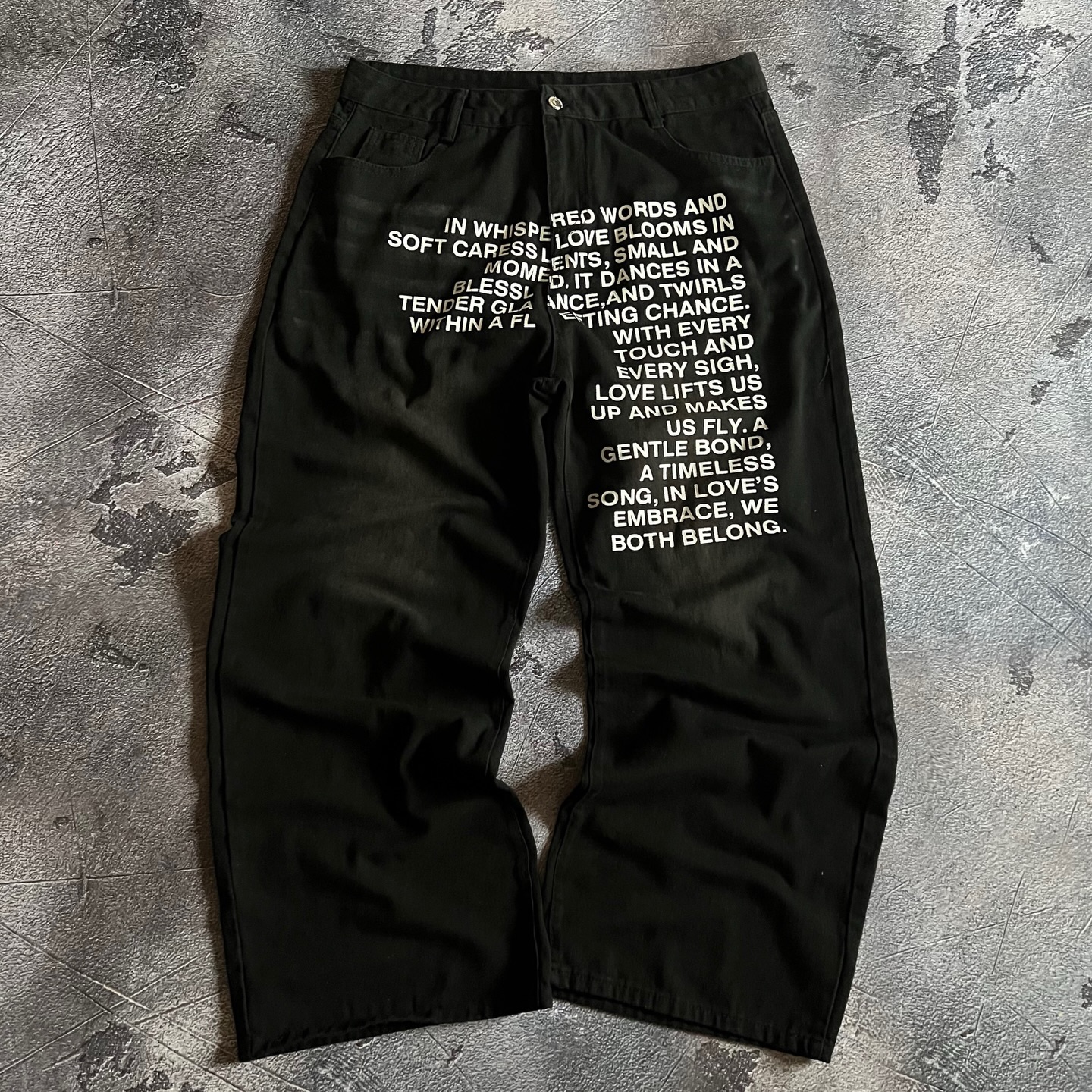 American Pattern Letter Jeans  - Women And Men Fashion recensie en prijs