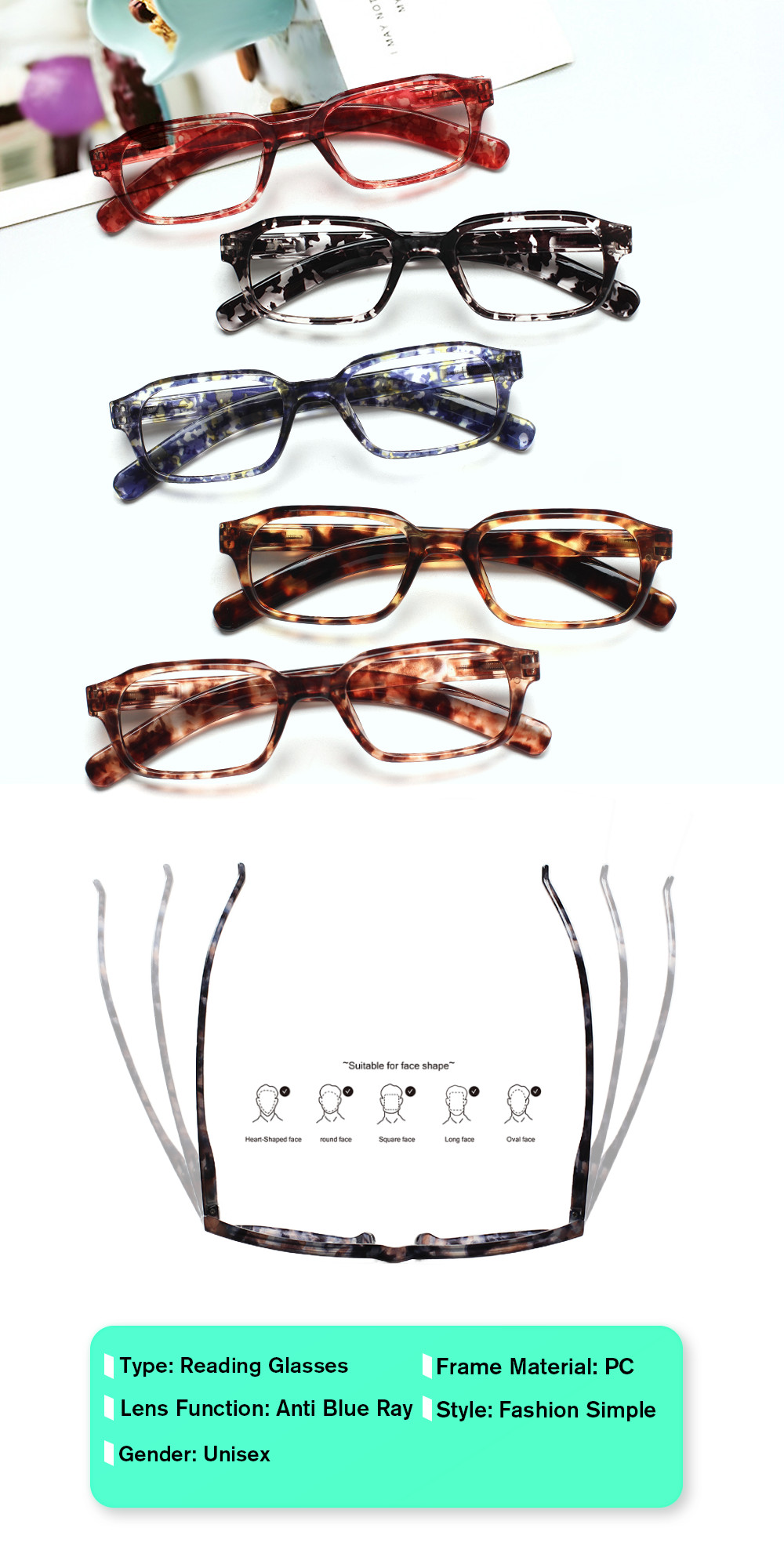 Women Reading Glasses Fashiona - Women'S Fashion Glasses With Clear Lenses recensie en prijs