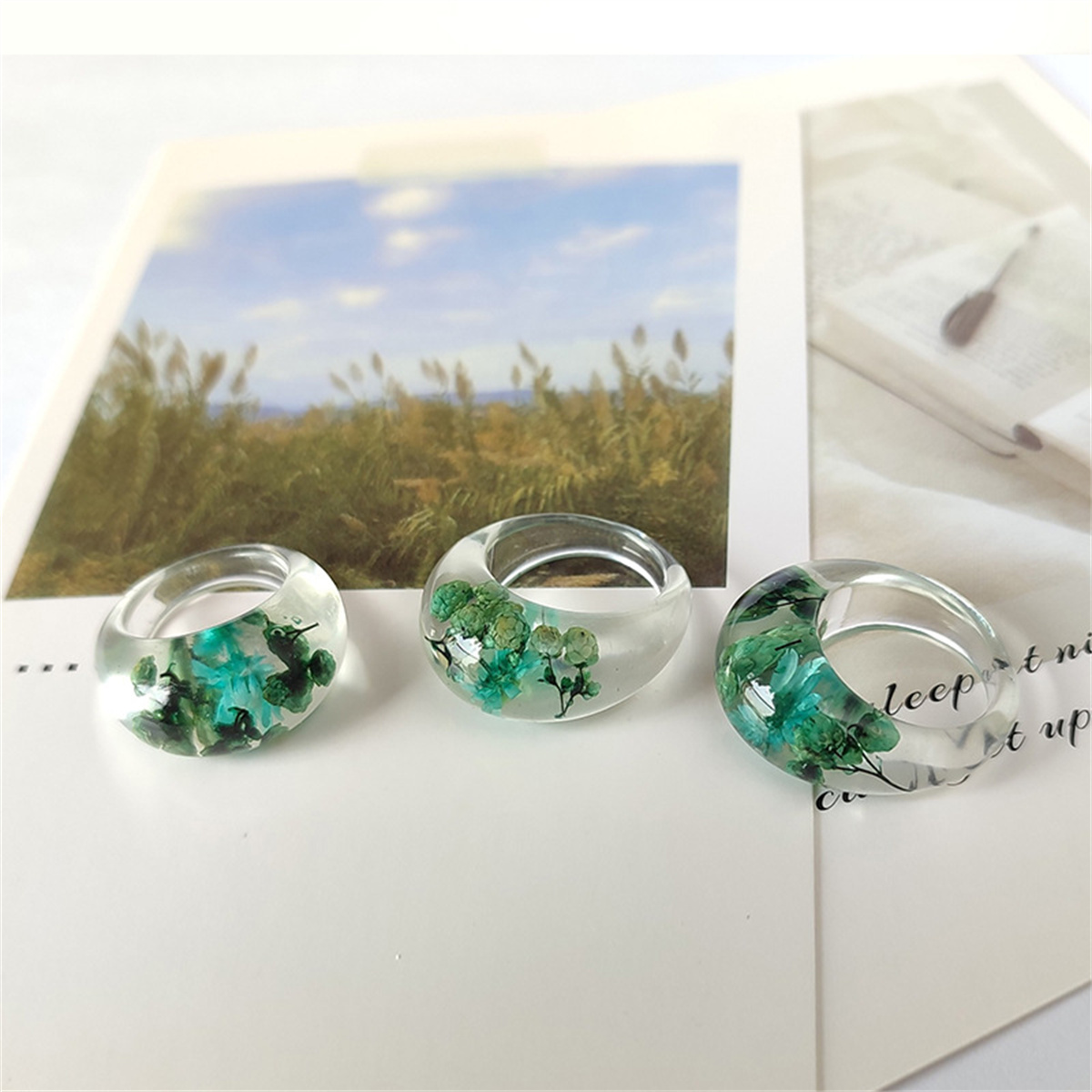 Transparent Resin Cute Ring Re - Women'S Real Y2K Fashion recensie en prijs