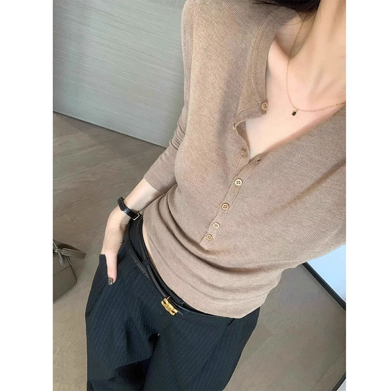 Women Long Sleeved Top V-neck  - Women Fashion Designers recensie en prijs