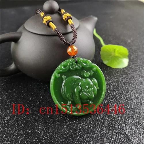 Natural Green Chinese Pig Carv - Women Fashion Jewellery recensie en prijs