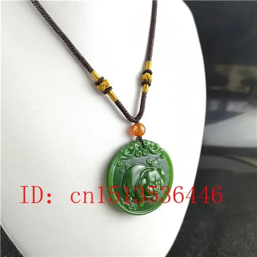 Natural Green Chinese Pig Carv - Women Fashion Jewellery recensie en prijs