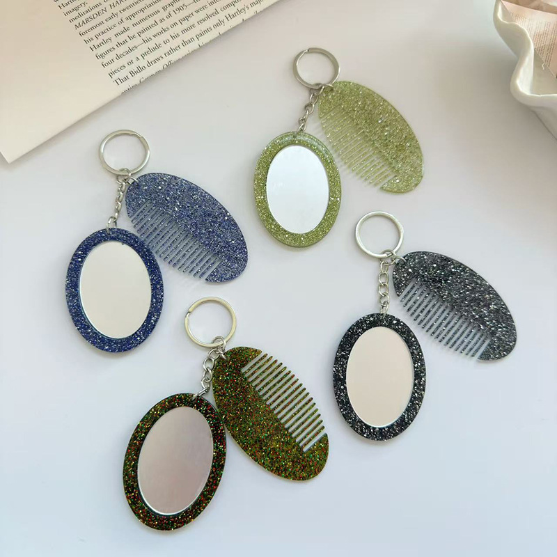 Oval Comb Mirror Keychain Pend - Women'S Ysl Fashion recensie en prijs