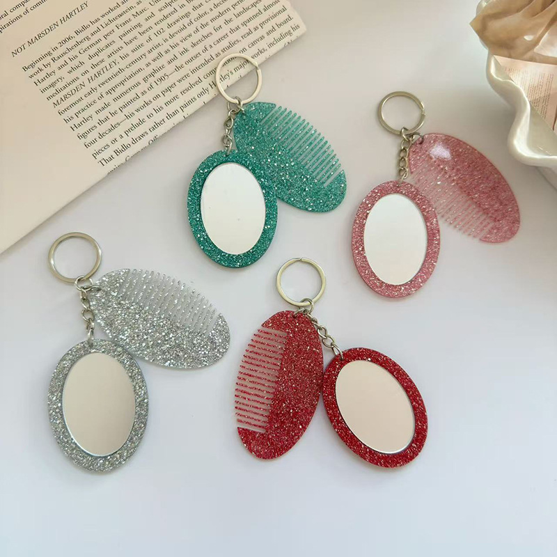 Oval Comb Mirror Keychain Pend - Women'S Ysl Fashion recensie en prijs