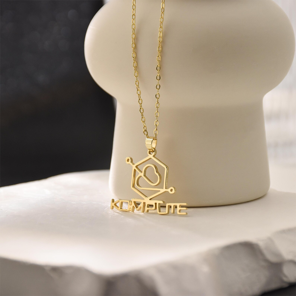 Custom Company Logo Necklace P - Women Fashion Icon recensie en prijs