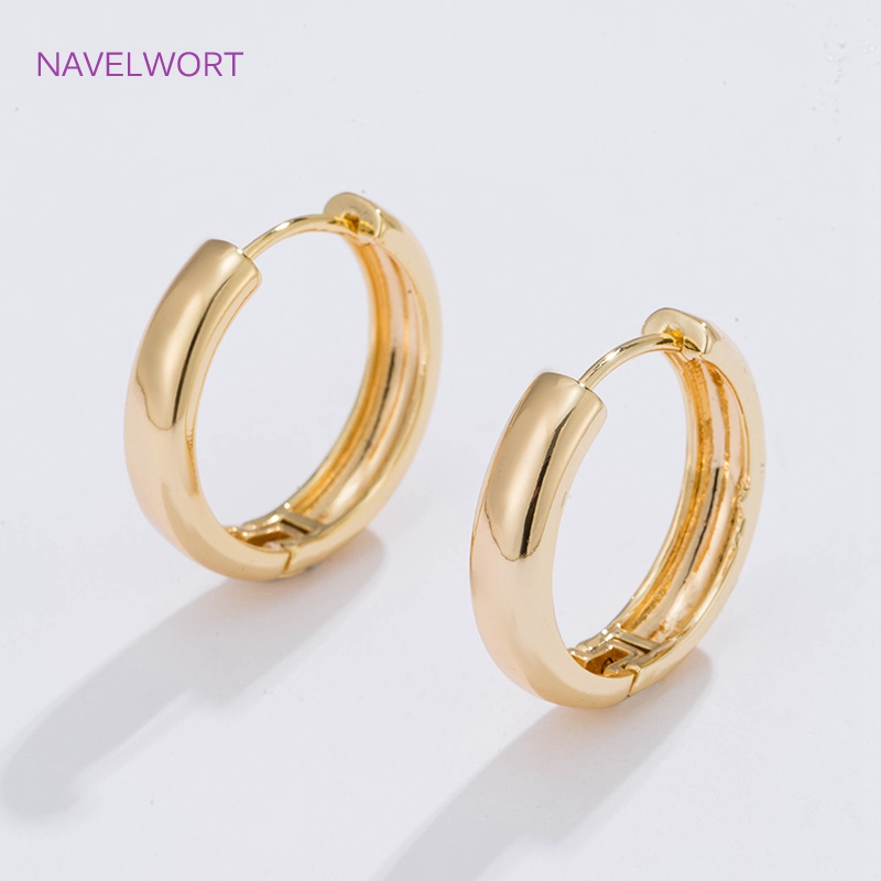 6 Sizes Gold Plated Circle Hoo - Women Fashion Jewellery recensie en prijs