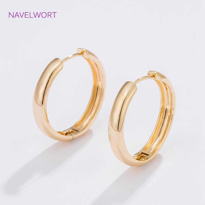 6 Sizes Gold Plated Circle Hoo - Women Fashion Jewellery recensie en prijs