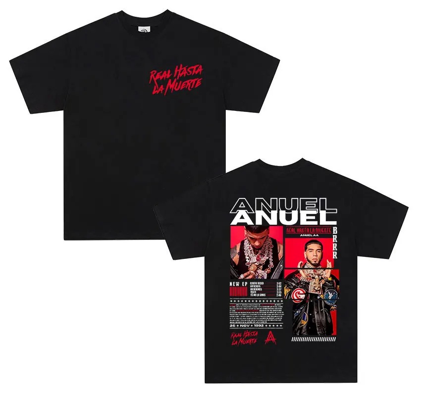 Rapper ANUEL AA Real Hastala M - Women'S Real Y2K Fashion recensie en prijs