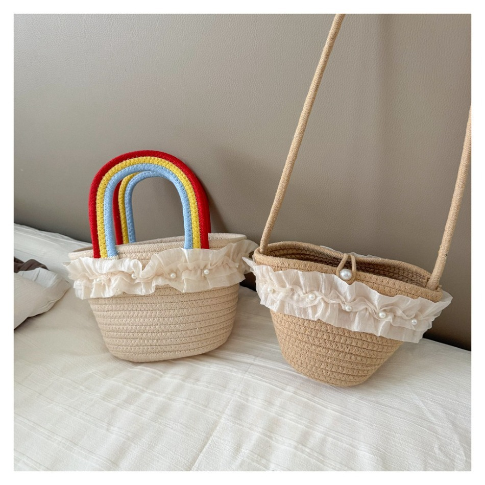 Kids Summer Straw Hat and Bag  - Straw Hat Summer recensie en prijs