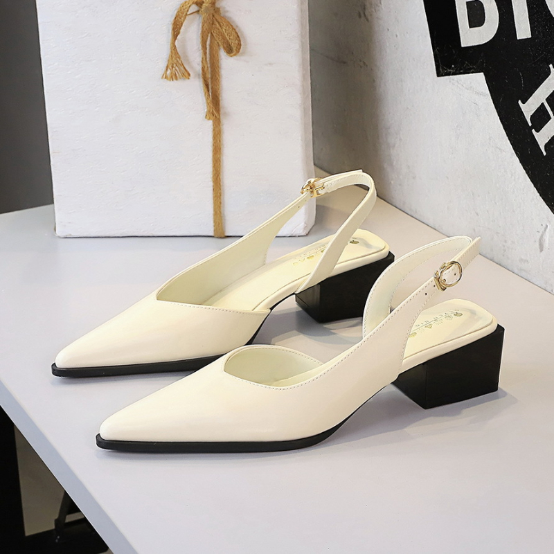 Pointed Toe Back Tripod Strap  - Women Fashion Simple recensie en prijs