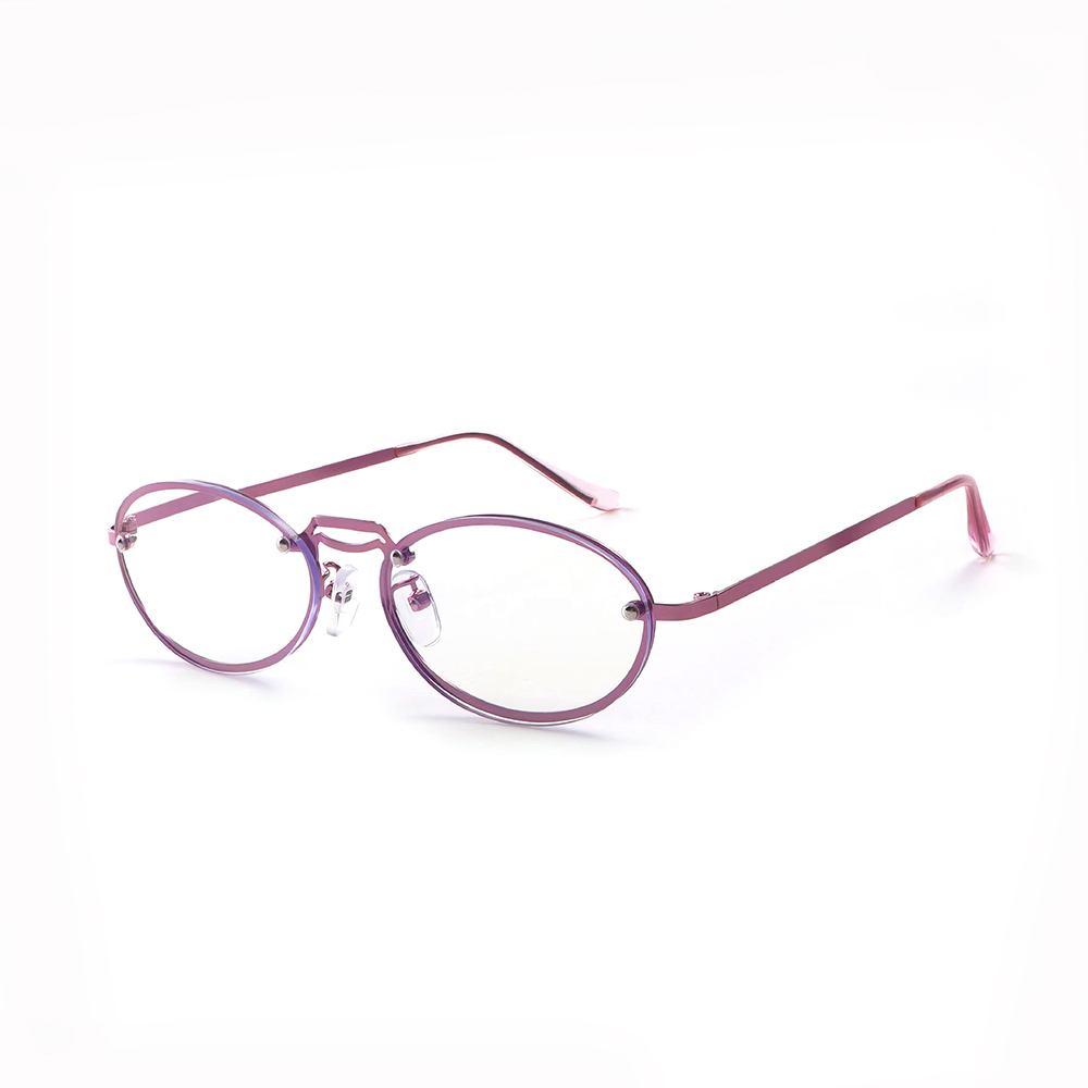 Women's Oval Purple Anti Blue  - Women'S Fashion Glasses With Clear Lenses recensie en prijs