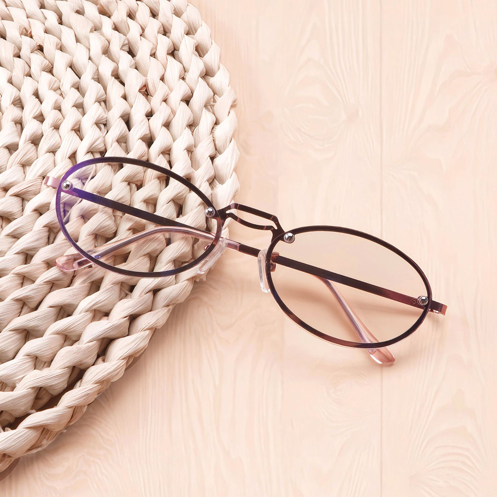 Women's Oval Purple Anti Blue  - Women'S Fashion Glasses With Clear Lenses recensie en prijs