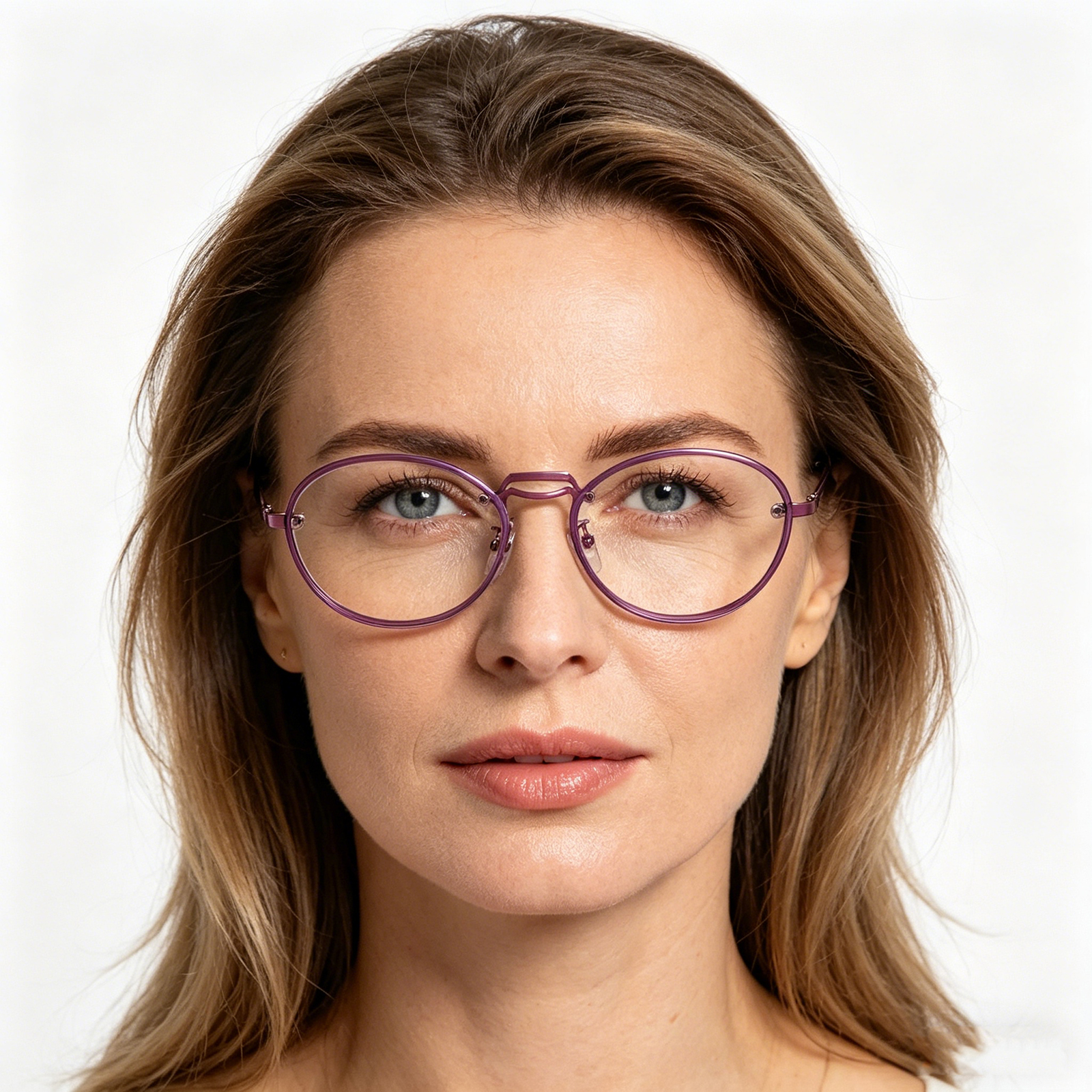 Women's Oval Purple Anti Blue  - Women'S Fashion Glasses With Clear Lenses recensie en prijs