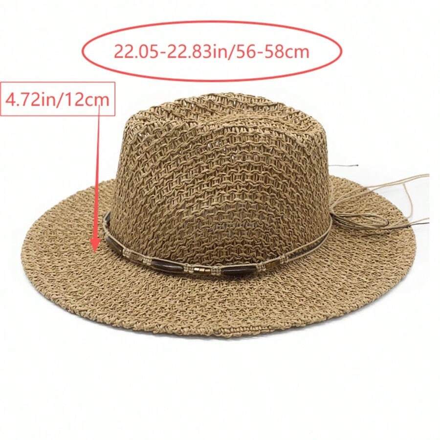 Wide Brim Straw Hat For Women  - Straw Hat Summer recensie en prijs