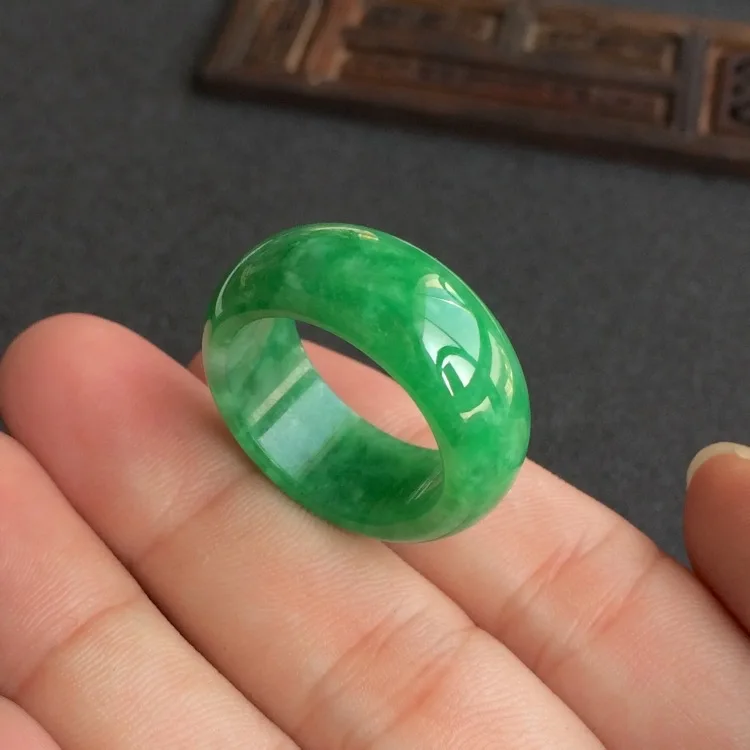 Natural Green Jade Ring Jadeit - Women Fashion Jewellery recensie en prijs