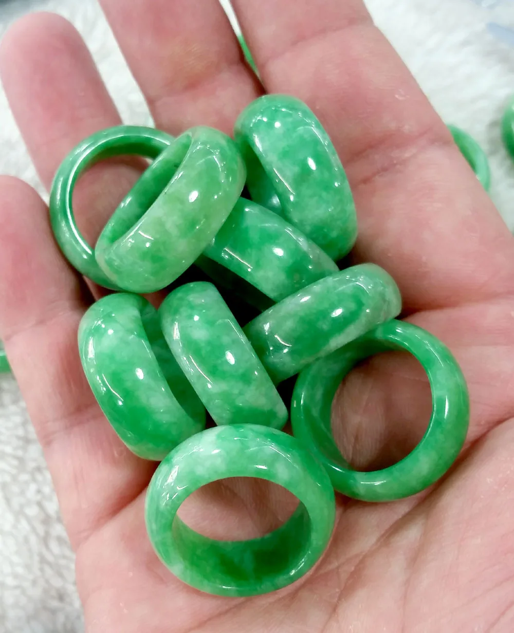 Natural Green Jade Ring Jadeit - Women Fashion Jewellery recensie en prijs
