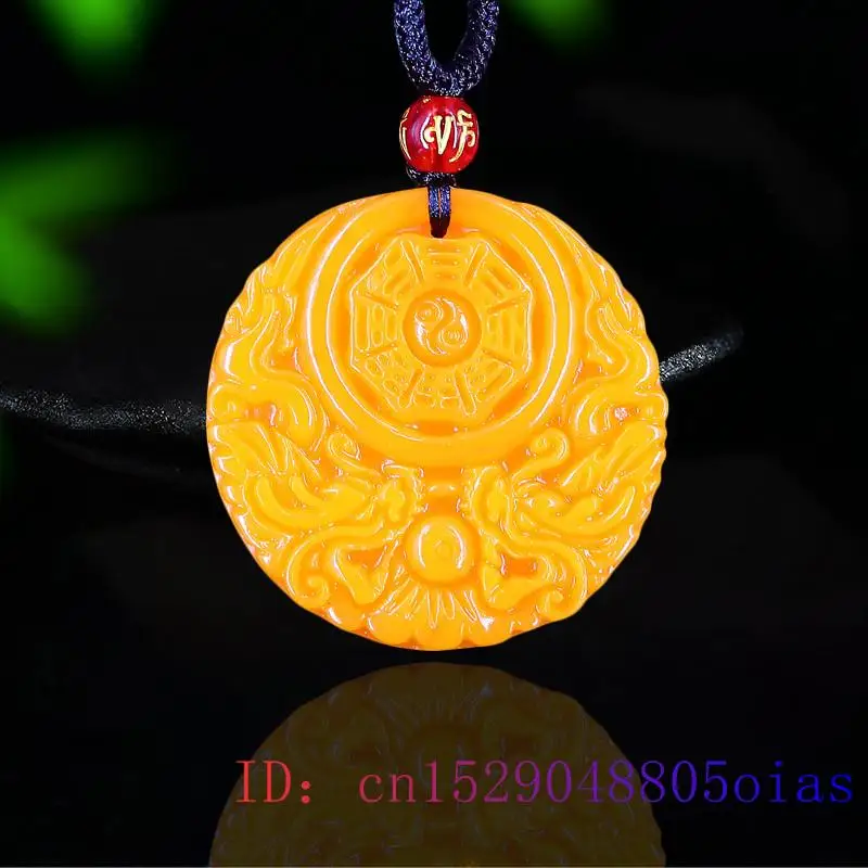 Yellow Jade Dragon Pendant Gif - Women Fashion Jewellery recensie en prijs