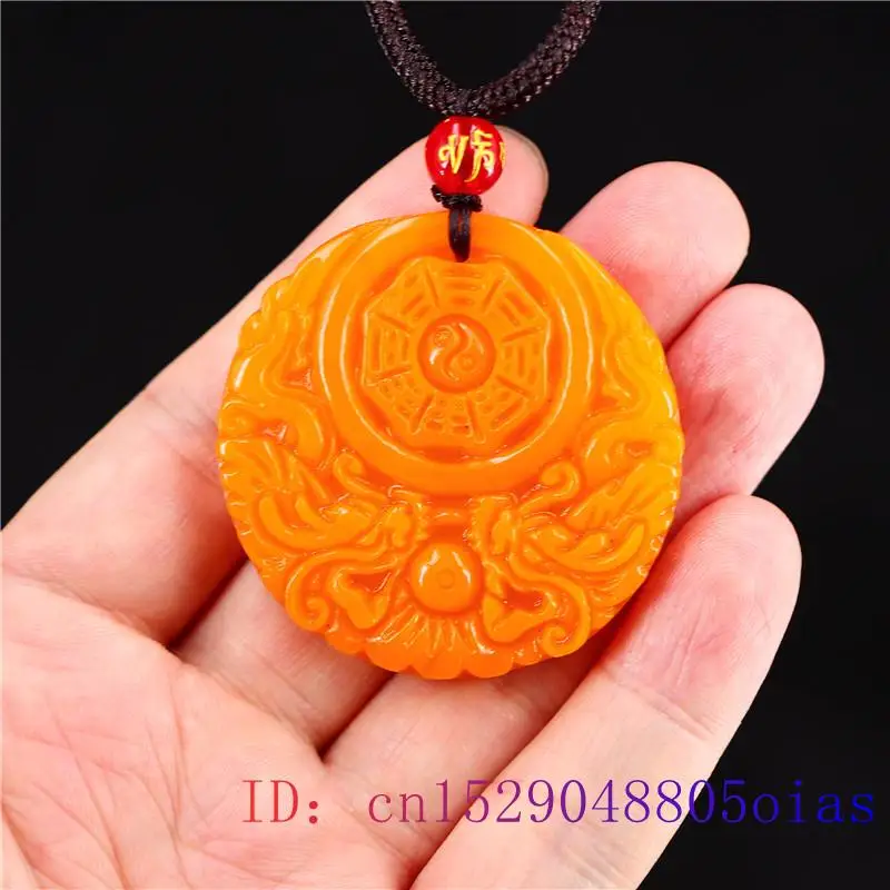 Yellow Jade Dragon Pendant Gif - Women Fashion Jewellery recensie en prijs
