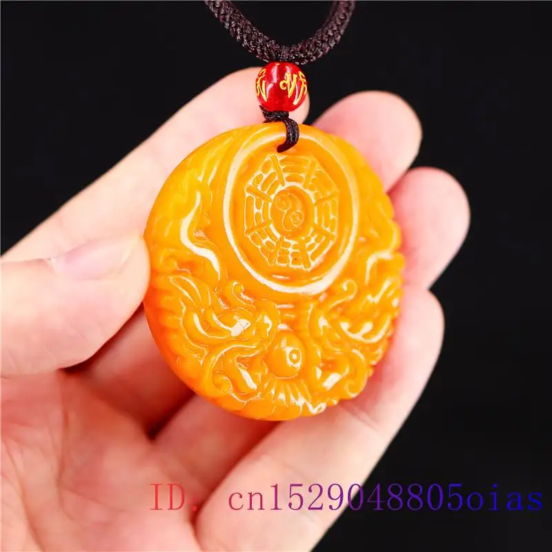 Yellow Jade Dragon Pendant Gif - Women Fashion Jewellery recensie en prijs