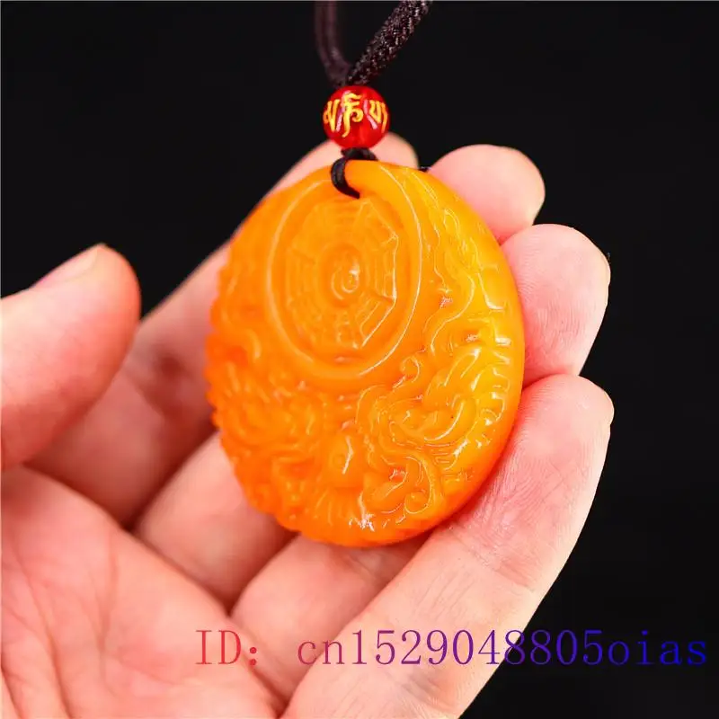 Yellow Jade Dragon Pendant Gif - Women Fashion Jewellery recensie en prijs