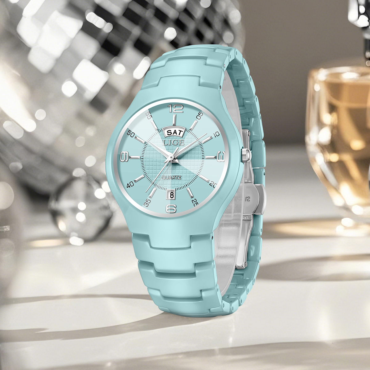 LIGE Luxury Elegant Quartz Wom - Women Fashion Simple recensie en prijs