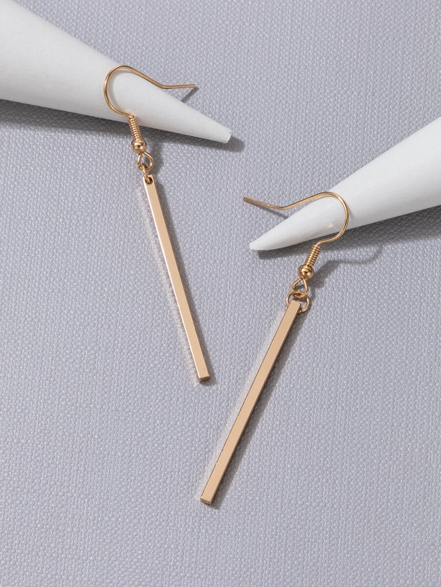 Rectangle Drop Earrings For Wo - Women Fashion Simple recensie en prijs