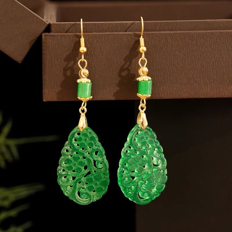 925 Silver Natural Green Jade  - Women Fashion Jewellery recensie en prijs