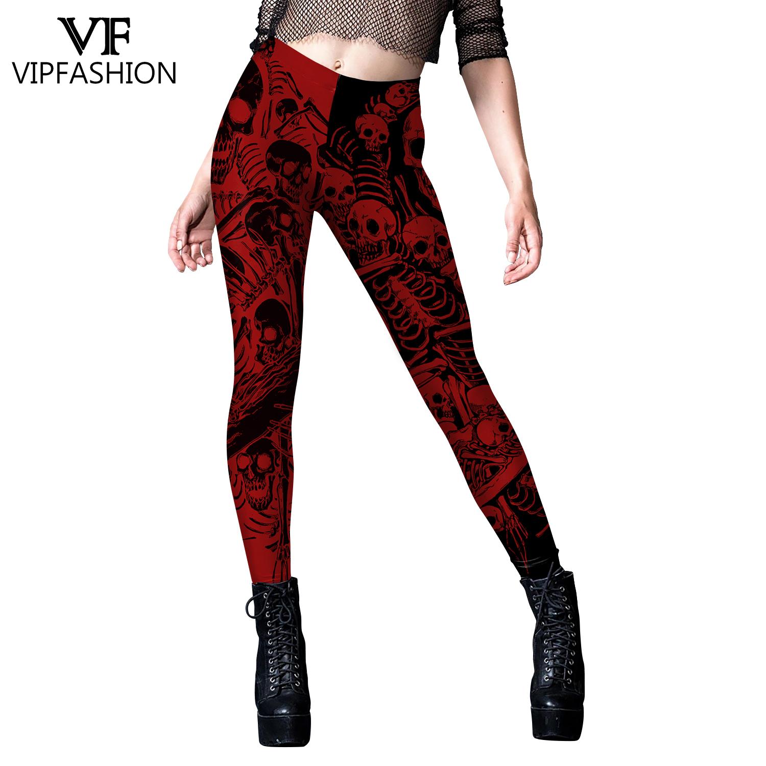 VIP FASHION Skull Leggings Hal - Women'S Fashion Leggings recensie en prijs