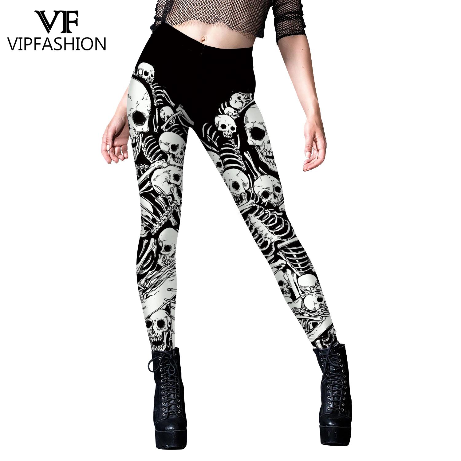 VIP FASHION Skull Leggings Hal - Women'S Fashion Leggings recensie en prijs