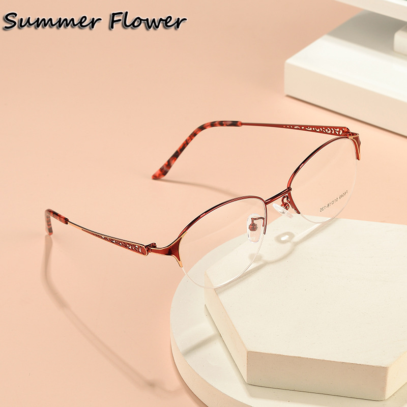Women Oval Glasses Alloy Optic - Women'S Fashion Glasses With Clear Lenses recensie en prijs