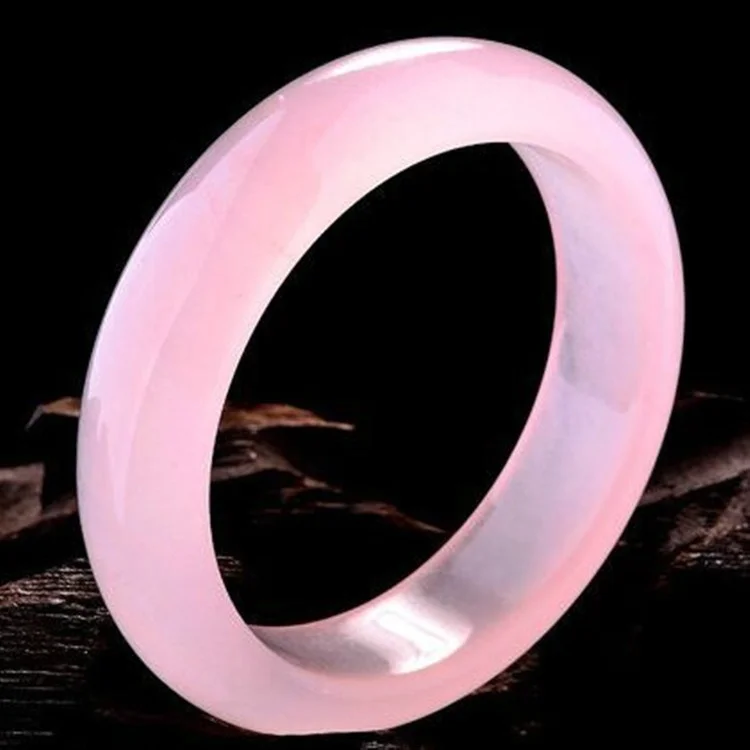 Genuine Natural Pink Jade Bang - Women Fashion Jewellery recensie en prijs