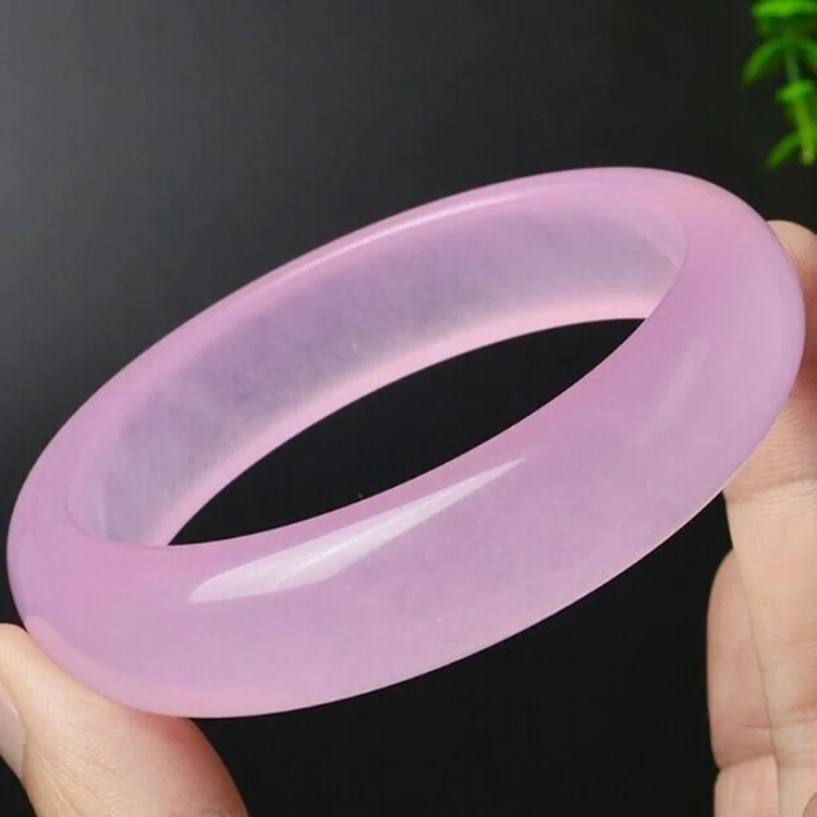 Genuine Natural Pink Jade Bang - Women Fashion Jewellery recensie en prijs
