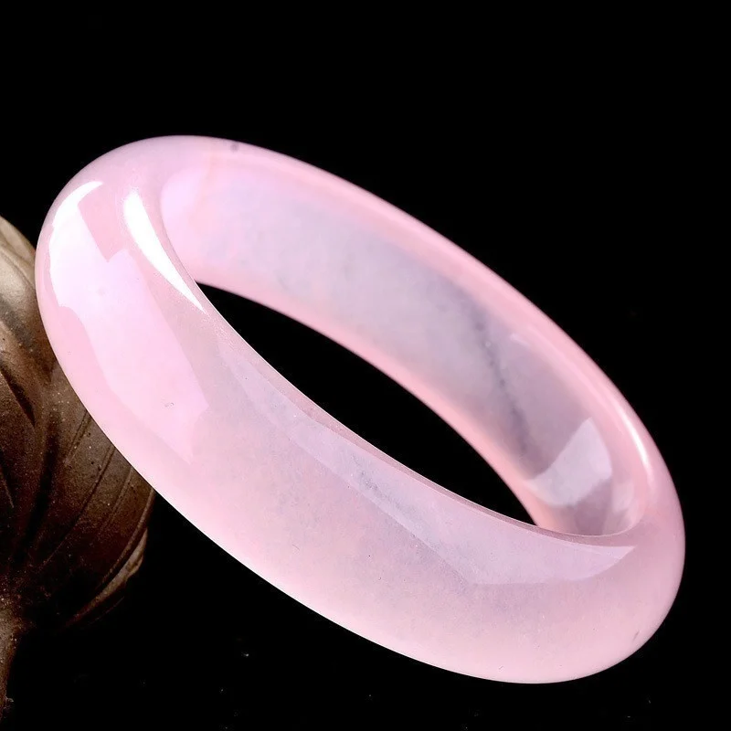 Genuine Natural Pink Jade Bang - Women Fashion Jewellery recensie en prijs