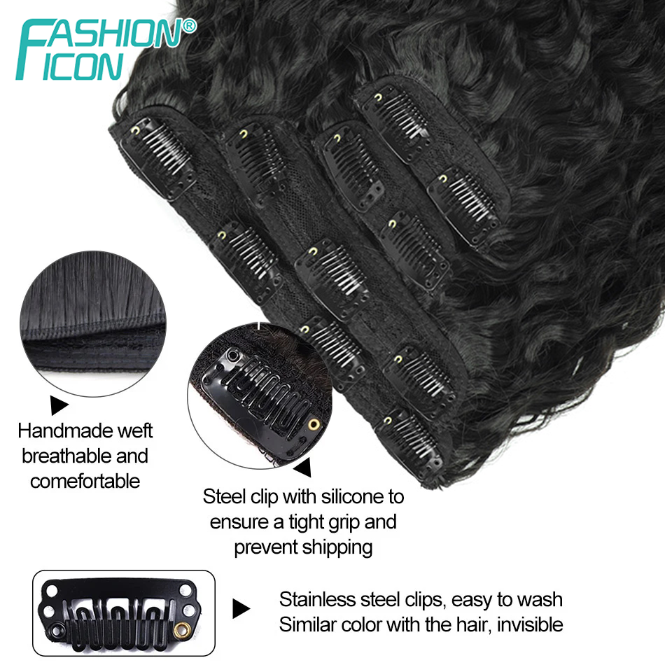 Synthetic Clip In Hair Extensi - Women Fashion Icon recensie en prijs