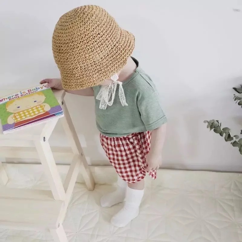Summer Korean Baby Boy Girl St - Straw Hat Summer recensie en prijs