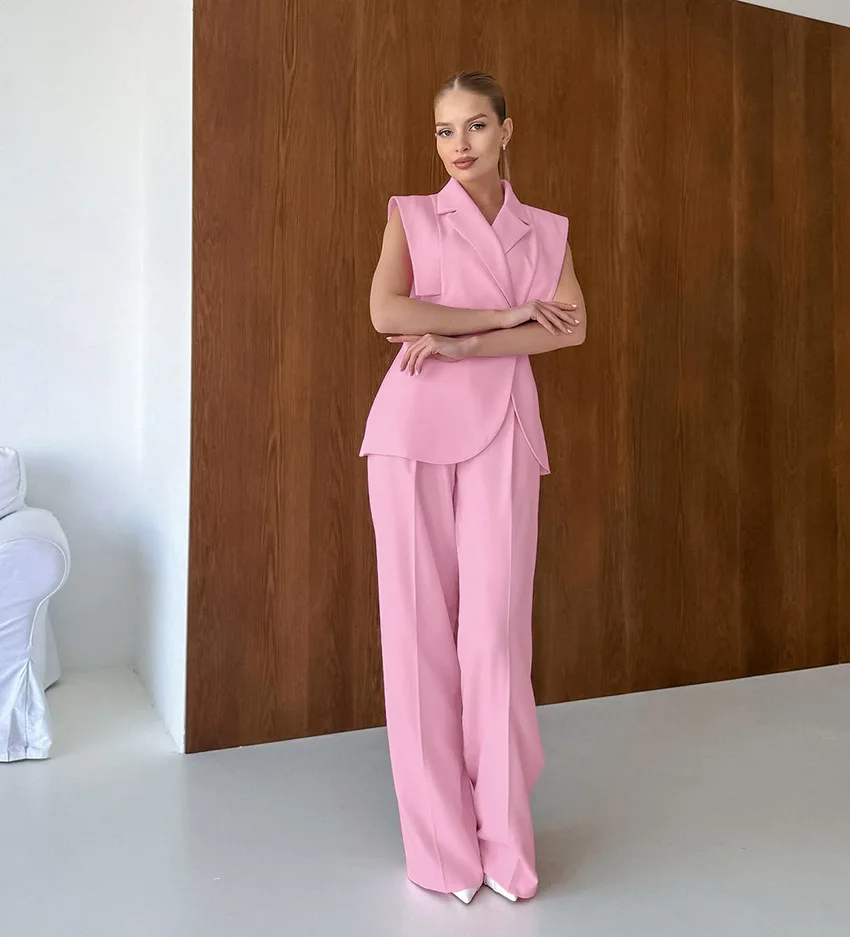 Pink Waistcoat Pants Suit Wome - Women'S Fashion For 2025 recensie en prijs