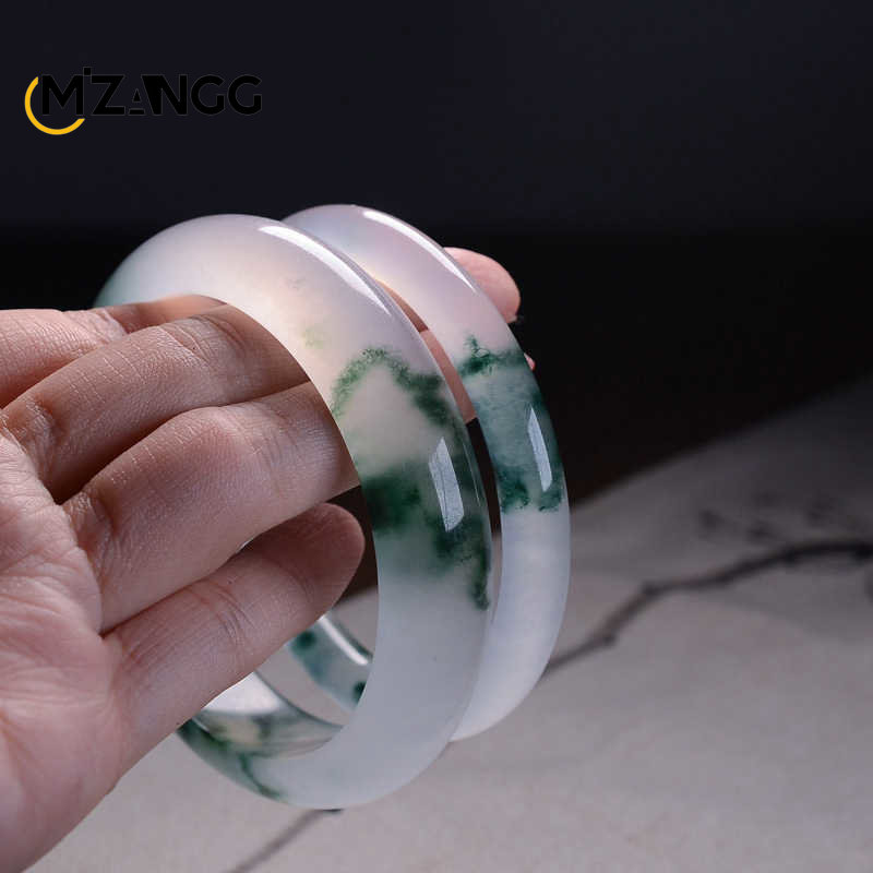 Natural Green Jadeite Bangle J - Women Fashion Jewellery recensie en prijs