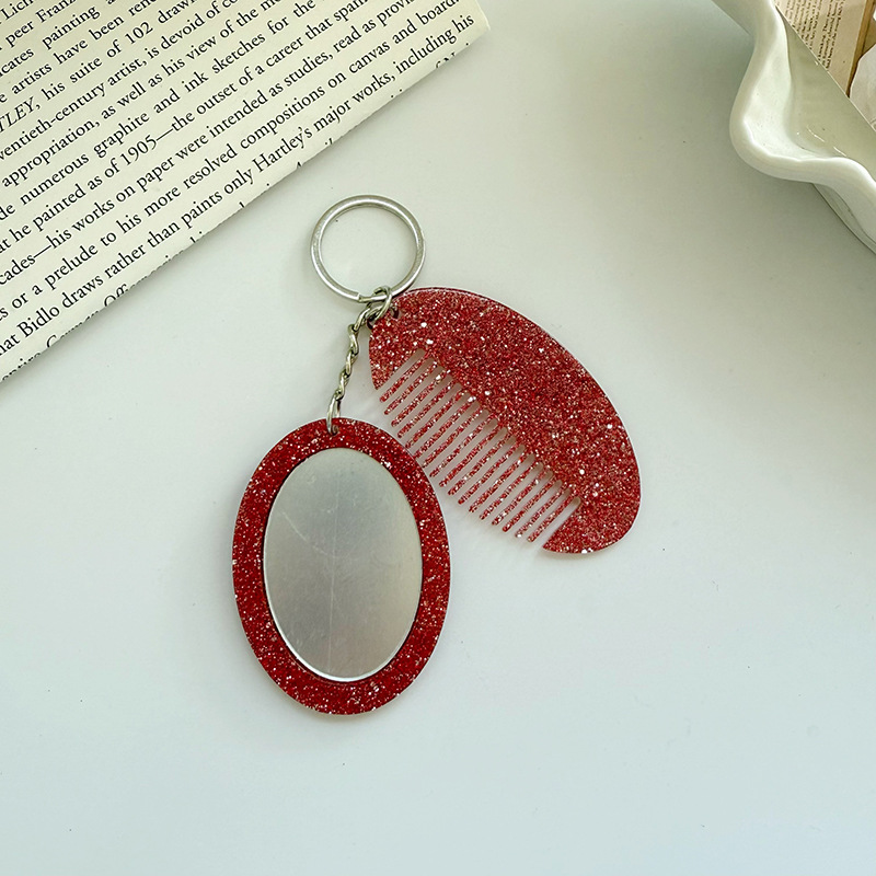 Oval Comb Mirror Keychain Pend - Women'S Ysl Fashion recensie en prijs
