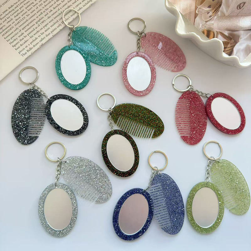 Oval Comb Mirror Keychain Pend - Women'S Ysl Fashion recensie en prijs