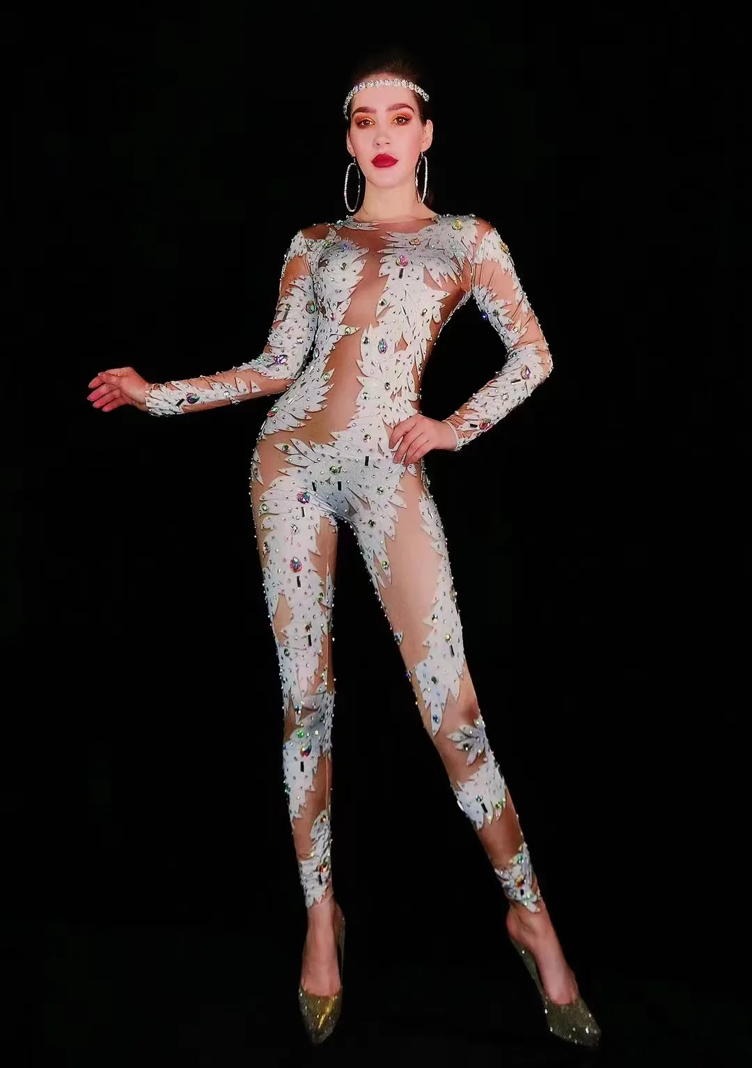fashion Rhinestones Jumpsuit E - Women'S Fashion Leggings recensie en prijs