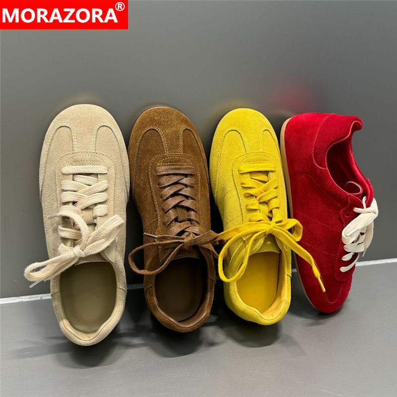 NORAZORA 4 Colors Cow Suede Le - Women'S Yellow Fashion Sneakers recensie en prijs
