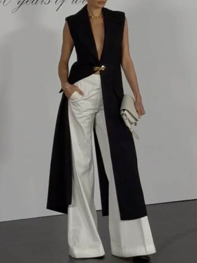 Women's Solid Black Sleeveless - Women'S Fashion Trends 2026 Spring Summer recensie en prijs