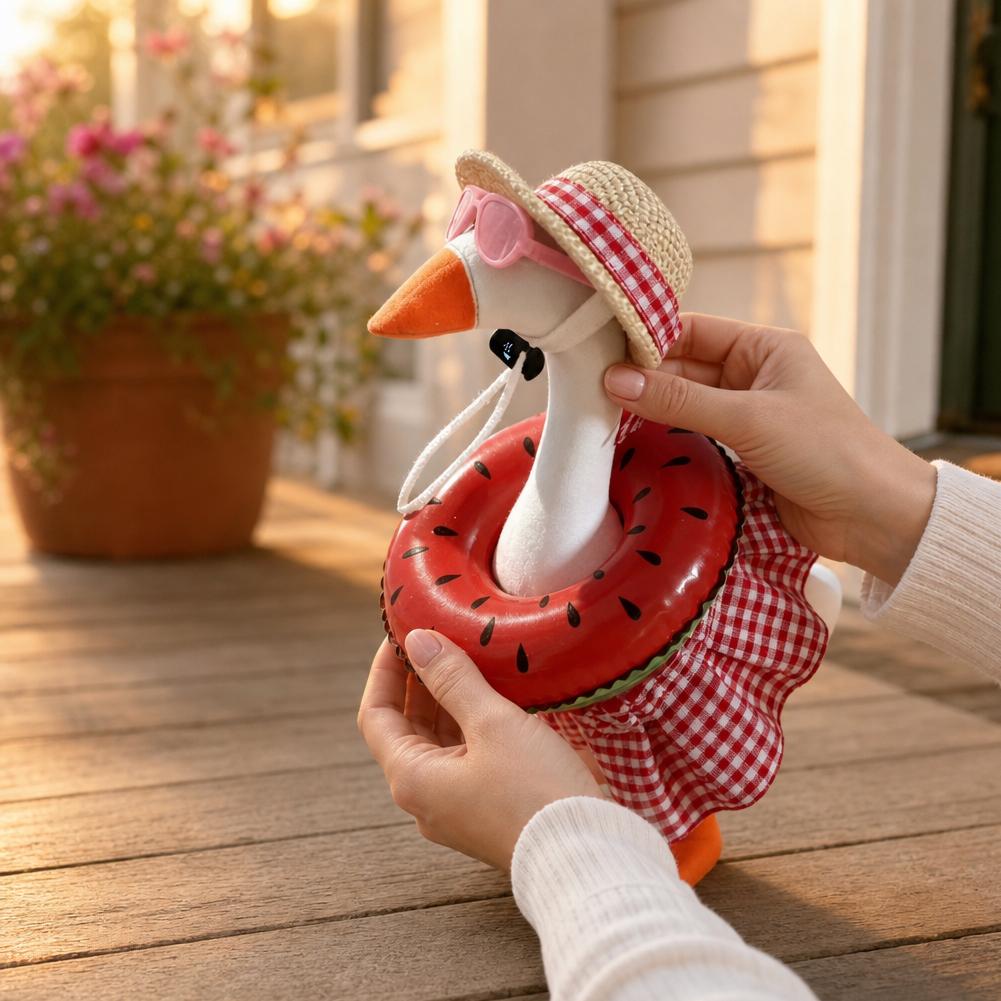 Summer 7-inch Desk Goose Bikin - Straw Hat Summer recensie en prijs