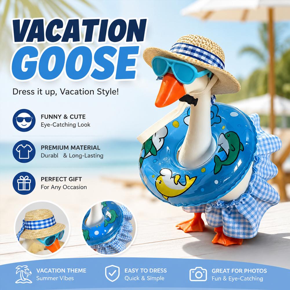 Summer 7-inch Desk Goose Bikin - Straw Hat Summer recensie en prijs