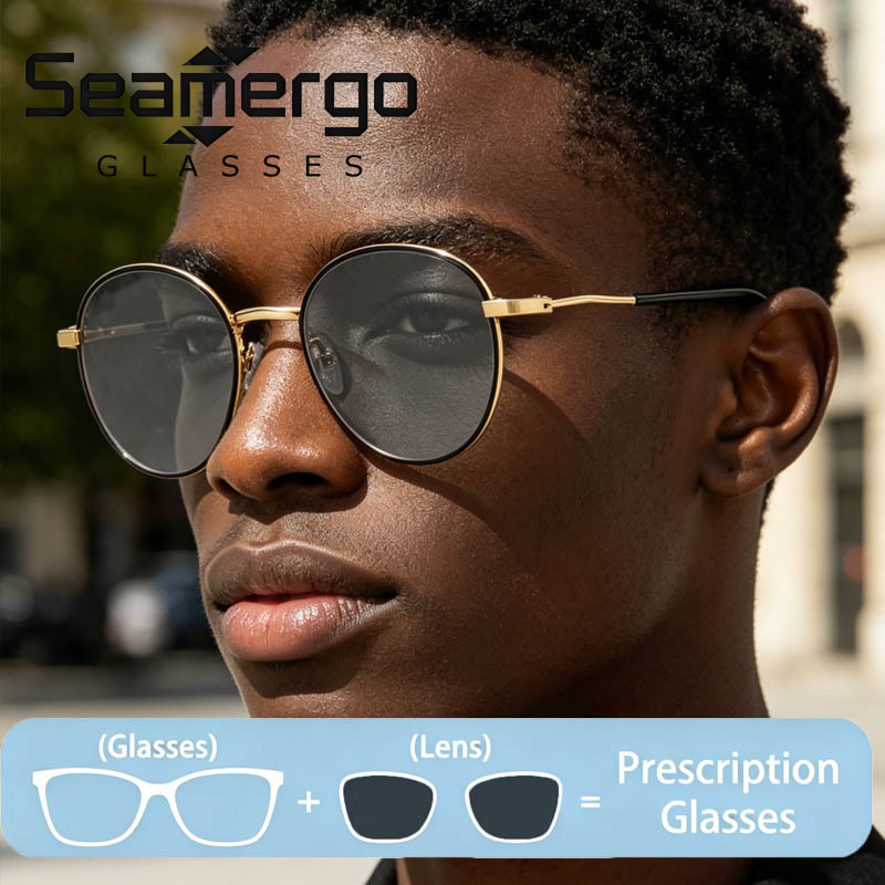 SEAMERGO Round Frame Customize - Women'S Fashion Glasses With Clear Lenses recensie en prijs